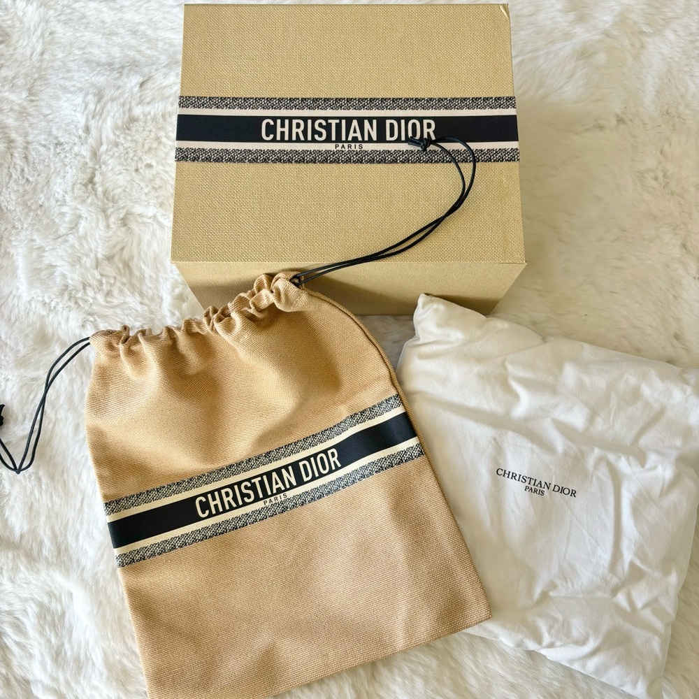 NEW Dior Bundle Dioriviera Gift Box Drawstring Pouch Bag Cosmetic Pillow
